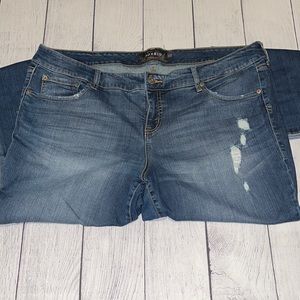 Torrid Distressed Boyfriend Fit Jeans